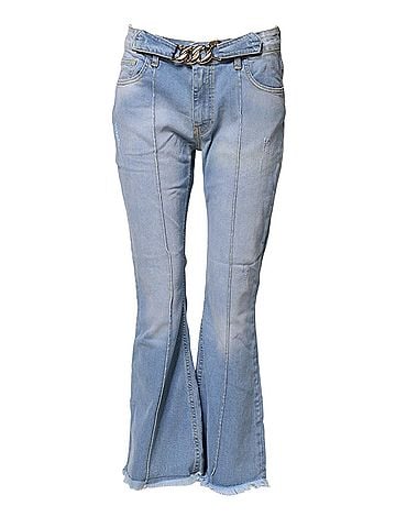 Cristinaeffe Light Blue Washed High Waist Bootcut Denim Women's Jeans (view 1)