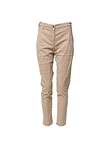 Jacob Cohen Beige Lyocell Skinny High Waist Chino Casual Women's Pants (view 1)