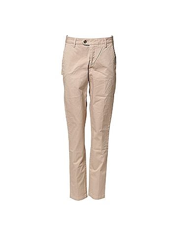 Kocca Beige Straight Mid Waist Chino Trouser Casual Women's Pants (view 1)