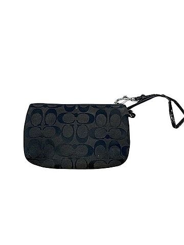 Coach Signature Zip Top Wristlet Pouch Wristlet (view 2)