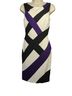 Cache 69% Rayon 26% Nylon 5% Spandex 100% Polyester Color Block Multi Color Cocktail Dress Size 4 - photo 1