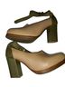 Cubanas 100% Leather Color Block Multi Color Heels Size EU 38 - photo 2