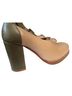 Cubanas 100% Leather Color Block Multi Color Heels Size EU 38 - photo 5