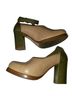 Cubanas 100% Leather Color Block Multi Color Heels Size EU 38 - photo 9