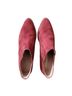 Anthropologie Red Brown Ankle Boots Size 7 1/2 - photo 5