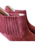 Anthropologie Red Brown Ankle Boots Size 7 1/2 - photo 6