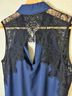 Cooper & Ella 100% Polystar Solid Blue Sleeveless Blouse Size M - photo 9
