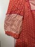 Boden 100% Cotton Floral Red 3/4 Sleeve Blouse Size 10 - photo 9