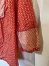 Boden 100% Cotton Floral Red 3/4 Sleeve Blouse Size 10 - photo 7