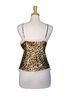 Daisy Fuentes 100% Silk Animal Print Brown White Silk Top Size L (petite) - photo 5