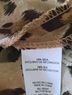 Daisy Fuentes 100% Silk Animal Print Brown White Silk Top Size L (petite) - photo 6