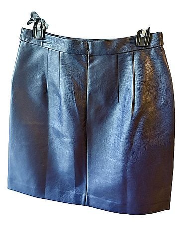 Ann Taylor Faux Leather Skirt (view 2)