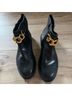INC International Concepts Black Gold Ankle Boots Size 8 - photo 6