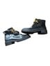 INC International Concepts Black Gold Ankle Boots Size 8 - photo 1