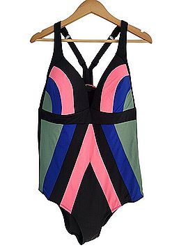 City Chic Colorblock One Piece Swimsuit (view 1)