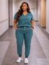 FIGS Tan Teal Yellow Cords Size 3X - photo 3