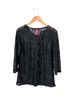 Ruby Ribbon Black 3/4 Sleeve Blouse Size M - photo 1