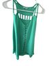 Naked Zebra 100% Polyester Green Sleeveless Top Size S - photo 1