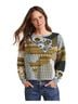 Garnet Hill 100% Cashmere Floral Multi Color Pullover Sweater Size XL - photo 1