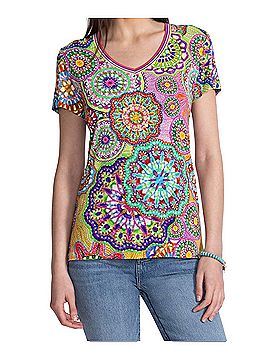Johnny Was Short Sleeve Blouse