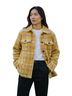Driftwood 100% Polyester Plaid Yellow Brown White Jacket Size S - photo 6
