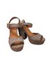 Qupid Plaid Multi Color Heels Size 8 1/2 - photo 1