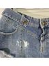 retrofête Solid Denim Shorts Size 29 - photo 13