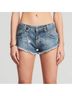retrofête Solid Denim Shorts Size 29 - photo 9