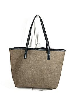 Bvlgari BVLGARI S.Bulgari Logo Tote Bag Shoulder Leather Coated Canvas Men's Women's Gray (view 2)