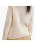 Mango 100% Cotton Ivory Pullover Sweater Size S - photo 4
