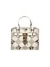 MICHAEL Michael Kors 100% Polyurethane Snake Print White Gray Satchel One size - photo 1