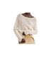 Mango 100% Cotton Ivory Pullover Sweater Size S - photo 1