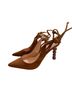 London Rag 100% Suede Brown Heels Size 9 - photo 1