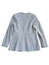 Pamela McCoy 100% Leather Solid Gray Leather Jacket Size XS - photo 2