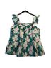 THML Tropical Green White Sleeveless Blouse Size M - photo 1