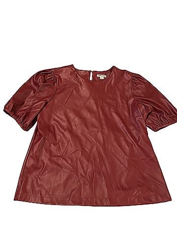 Ultra Pink Short Sleeve Blouse (view 1)
