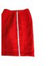 Carolina Herrera Solid Red Orange Wool Skirt Size 6 - photo 8