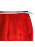 Carolina Herrera Solid Red Orange Wool Skirt Size 6 - photo 7