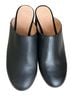J.Crew 100% Leather Solid Black Mule/Clog Size 7 1/2 - photo 2