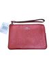 Coach 100% Leather Solid Red Leather Wristlet One size - photo 12