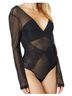 BCBGMAXAZRIA Black Bodysuit Size M - photo 2