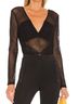 BCBGMAXAZRIA Black Bodysuit Size M - photo 1