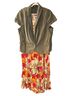 Jane Ashley 100% Rayon Floral Multi Color Wool Dress Size 2X - photo 2