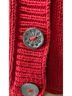 PURE HANDKNIT 100% Cotton Red Jacket Size M - photo 5