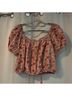 Lucky Brand Floral Damask Fair Isle Graphic Pink Ivory Red Romper Size M - photo 10