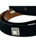 Brighton 100% Leather Solid Black Belt Size M - photo 4