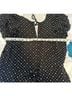 Madewell 100% Silk 100% Polyester Polka Dots Black Romper Size XS - photo 5