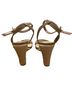 Aqua Brown Heels Size 6 - photo 2