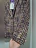 L'Agence 100% Polyester Tweed Multi Color Blazer Size 8 - photo 5
