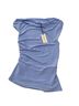 Babaton Blue Short Sleeve Blouse Size XS - photo 1
